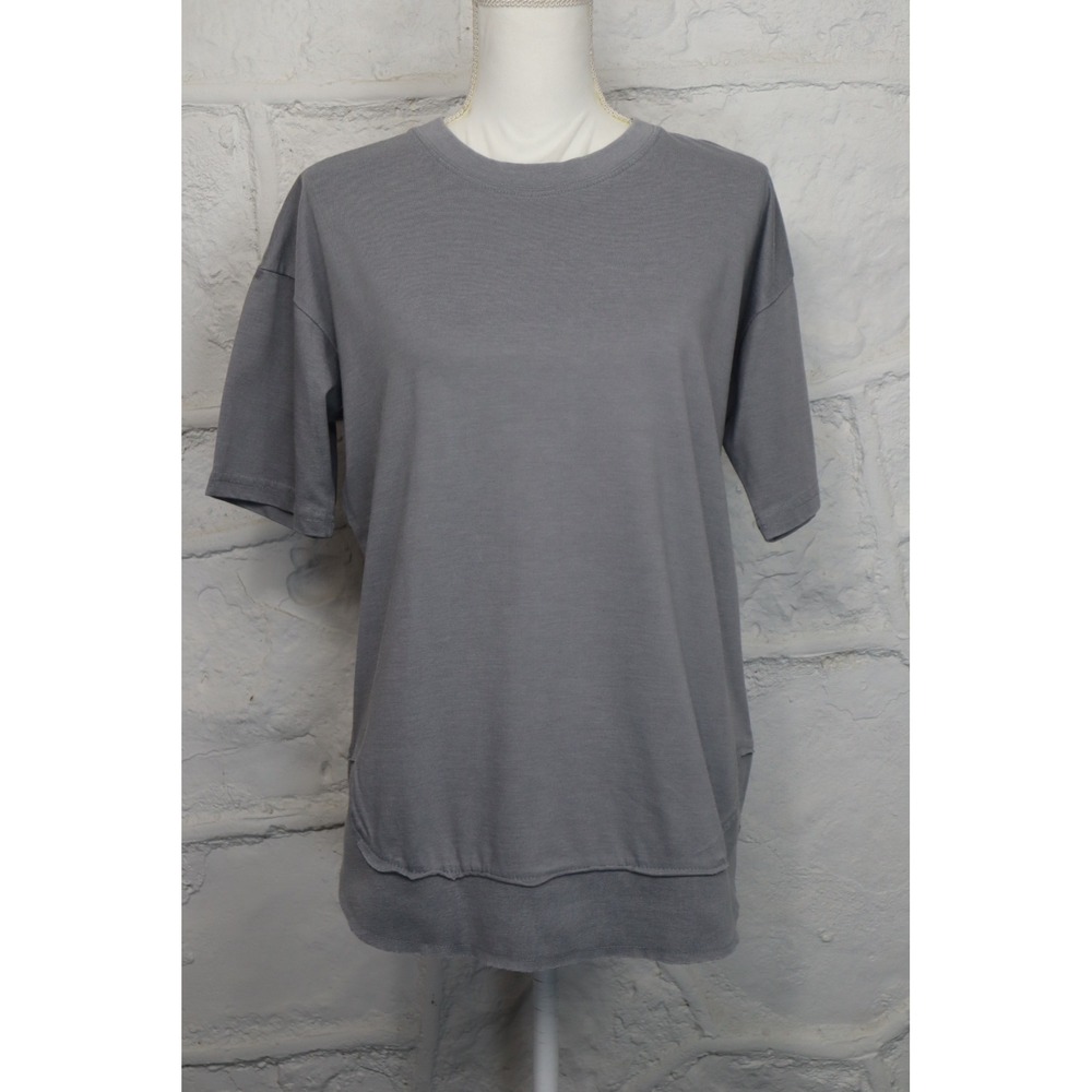 Royce Brabd Women's Oversized Poncho Top - Gray - Size S